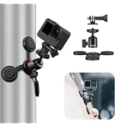 ULANZ GO-001 Magnetic Suction Cup Mount with Reinforced Magnets &amp; 360Â° Ball Head - Universal Came...