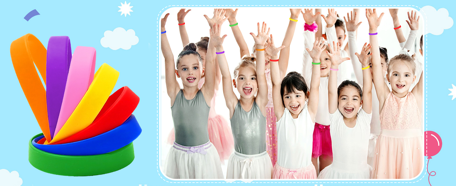 youth silicone rubber bulk wrist bands band for ID bracelets wristbands bracelet kids