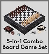 Mainstreet Classics Broadway 5-in-1 Combo Board Game Set
