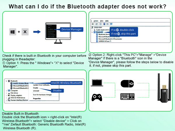 USB Bluetooth Adapter for PC