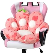 Ditucu Cat Paw Cushion Kawaii Strawberry Cow Chair Cushions 27.5 x 23.6 inch Cute Stuff Seat Pad ...