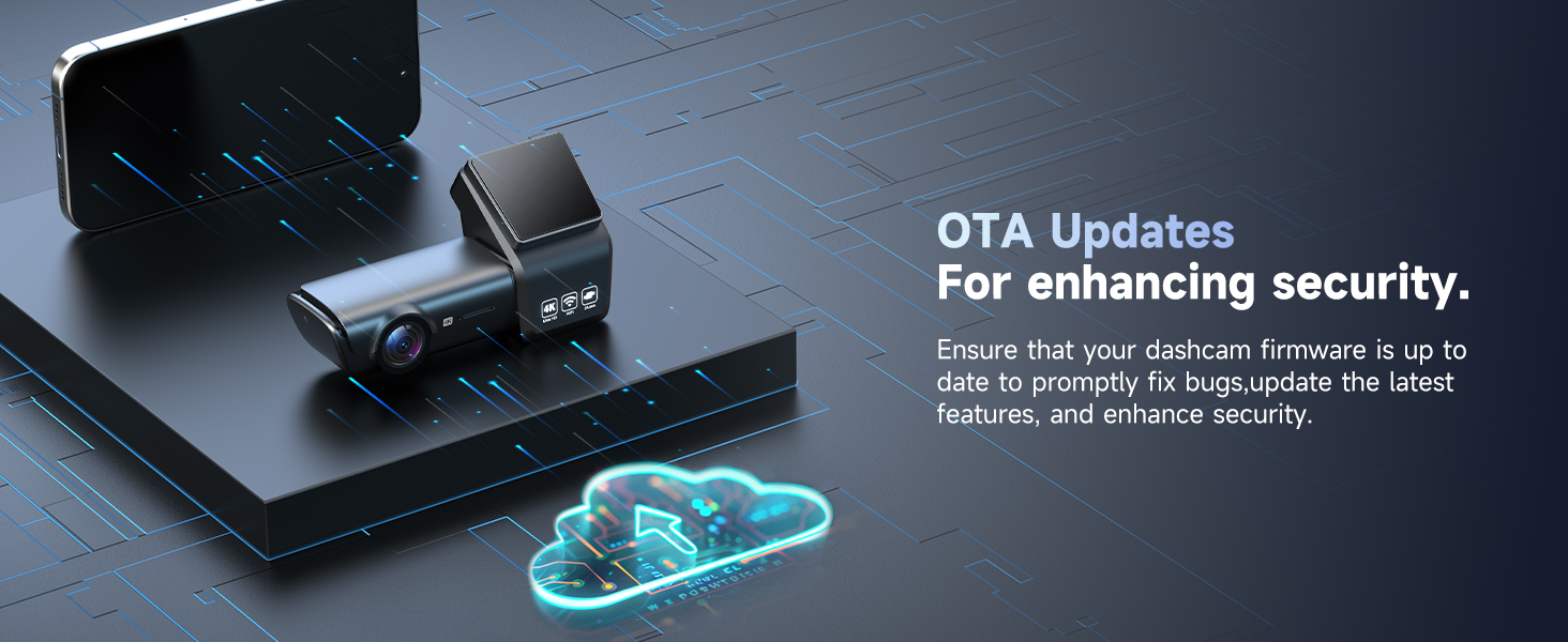 OTA Updates For enhancing security dash cam