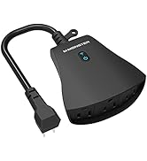 Monster Smart Power Outlet WiFi Control for Indoor and Outdoor Use with Monster App - Voice Contr...
