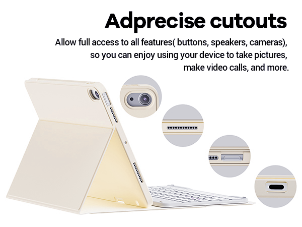 keyboard case for ipad 11th/10th
