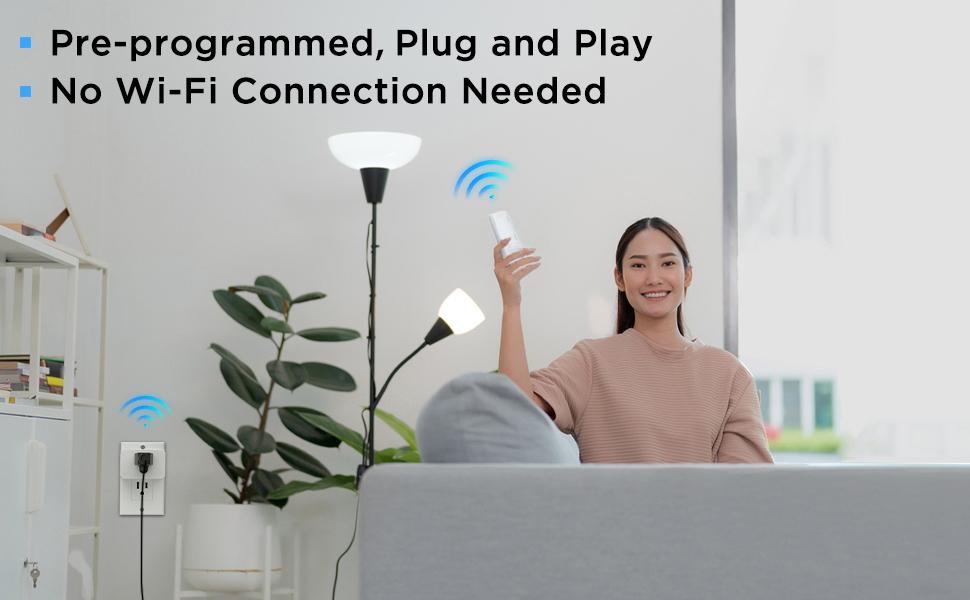 G-ELEK Indoor Remote Control Outlet