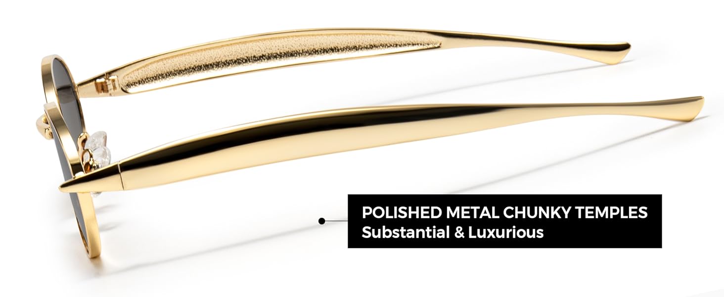 Vintage Luxury Chunky Temple