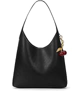 HICARRY Faux Suede Hobo Bags Vegan Leather Shoulder Bag Tote for Women Medium Slouchy Designer Ha...