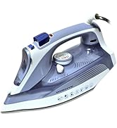 OVENTE Steam Iron for Clothes, 1200W Lightweight Steamer with Non-Stick Ceramic Soleplate, Precis...