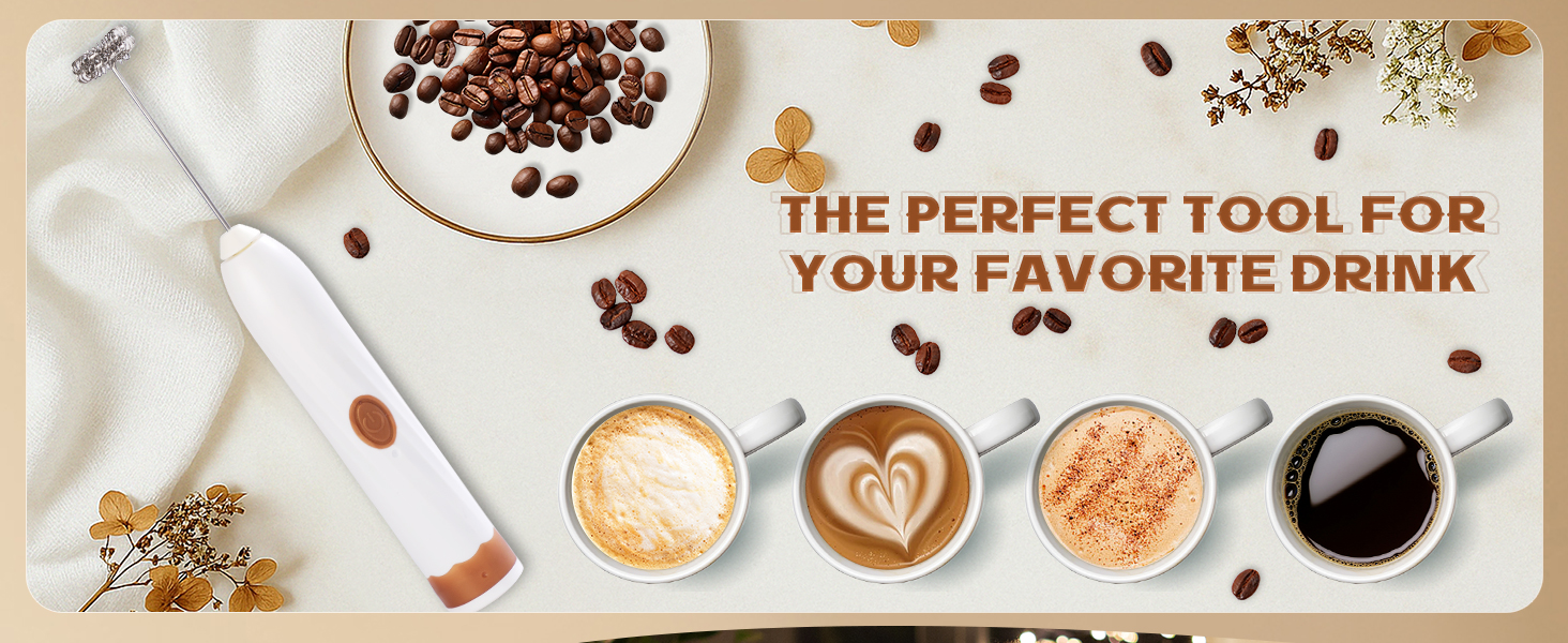 Coffee frother, egg beater