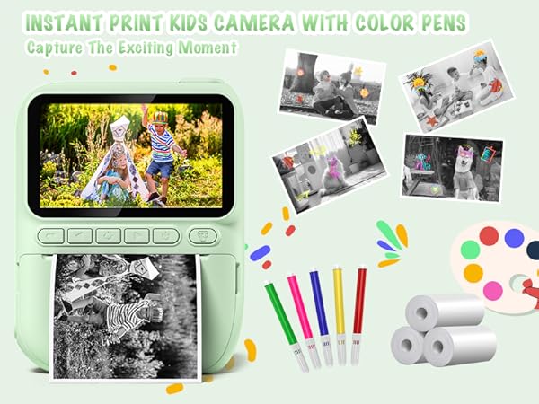kids camera instant print