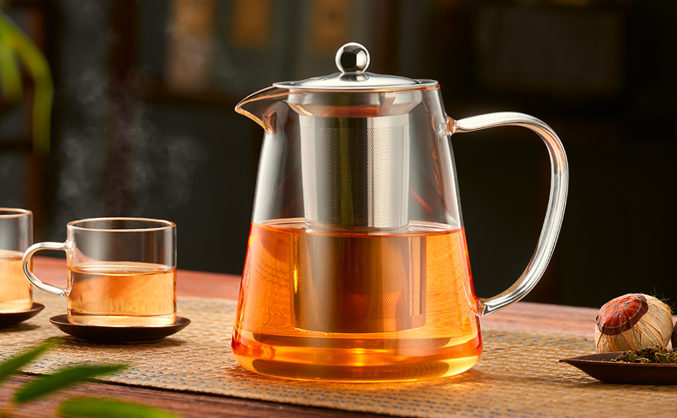 glass teapot