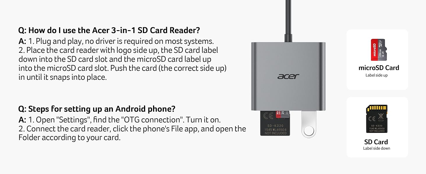 micro sd card reader usb c