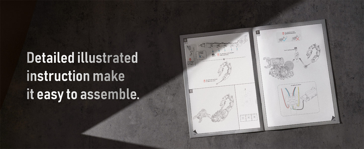 3 hours of assembly followed by instructions could build this matal puzzle more faster