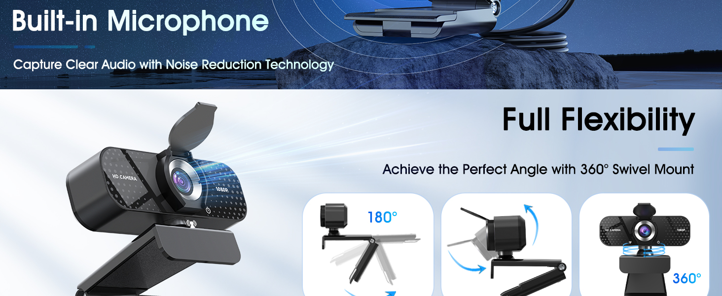 Camera with Full Flexibility