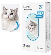 Zink Photo Paper 2x3?, Liene Premium Photo Printer Paper (50 Sheets) w/Adhesive Back, Waterproof,...