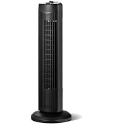 ARLIME Tower Fan, 28 Inch Oscillating Fan with 3 Adjustable Speed, 3 Wind Mode, Quiet Household T...