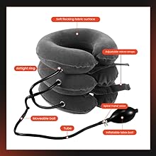 neck pain relief device neck alignment brace neck support for desk work