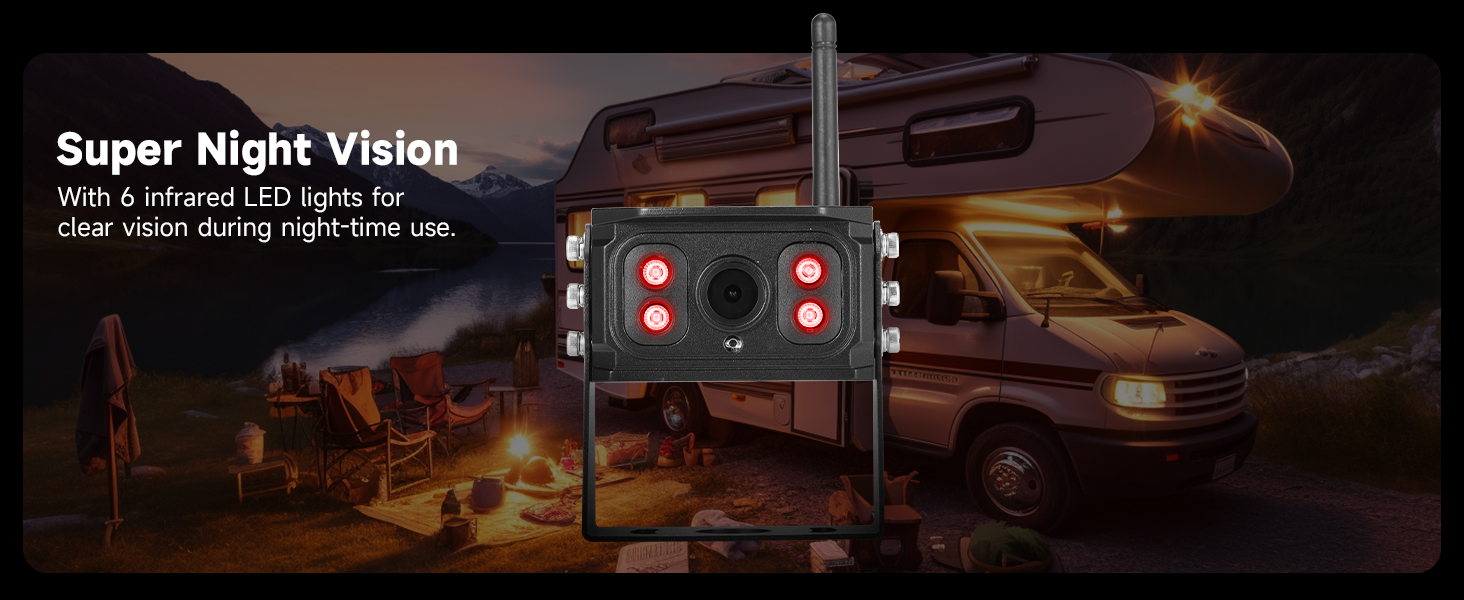 wireless backup camera for trailer