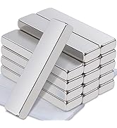 MAGXCENE Super Strong Neodymium Magnet Bar with Double-Sided Adhesive, Rare Earth Magnets Heavy D...