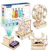 Poraxy 4 in 1 STEM Kits for Kids Age 8-10, Science Kits Building Projects for Kids, STEM Toys for...