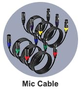 EBXYA XLR Cables, 1.5 Feet 6-Pack XLR Male to Female Microphone Cable, 3-Pin Balanced XLR Speaker...