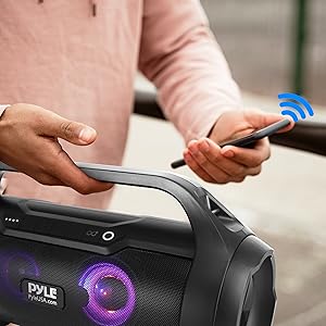Wireless;Portable Bluetooth Boombox;Rechargeable Boom Box;Loud Stereo System;Speaker