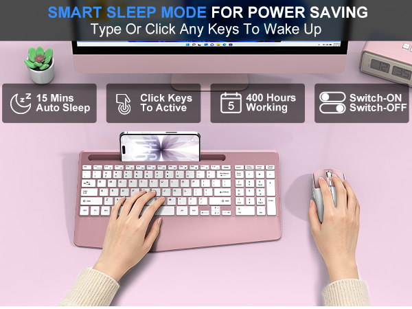 ergonomic keyboard and mouse wireless