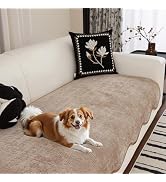 MYSKY HOME Dog Couch Cover, Sectional Couch Covers, Couch Covers for 3 Cushion Couch Sofa Pet Fri...