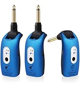 INGPARTNER A9 Wireless Guitar System 2.4GHz Built-in Rechargeable Lithium Battery 270°Rotate Audi...