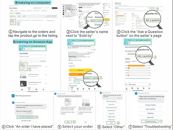 Receptacle Outlet with Night Light,Tamper-Resistant,15A,2 Pole,Standard Electrical Outlets
