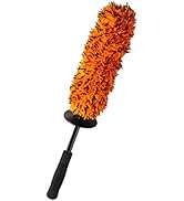 Suds Lab WB Microfiber Wheel Cleaning Brush - Multipurpose Rim and Wheel Microfiber Scrubber - Cl...