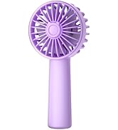 KIDEE Mini Portable Fan, Small Handheld Fan with 3 Speeds, Small Hand Fan USB Rechargeable, Perso...