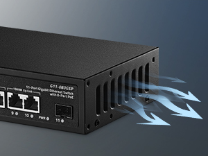 11 port gigabit poe switch