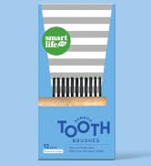 bamboo toothbrushes 12 pack, ultra soft bristles for sensitive gums and teeth
