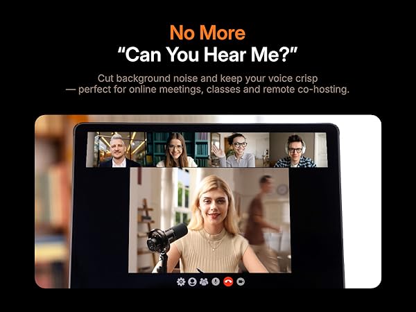 MAONO Wireless Dynamic Microphone for PC, XLR/USB Podcast Mic for Vocal Recording(PD200WT)