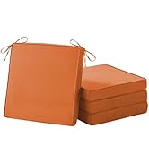 IASEAHK Outdoor Chair Cushions Set of 4, Waterproof Patio Chair Cushions, 19