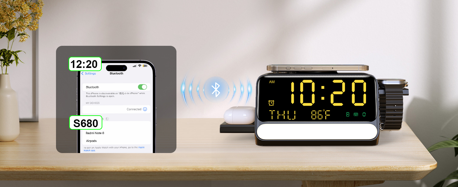 7 in 1 wireless charging station
