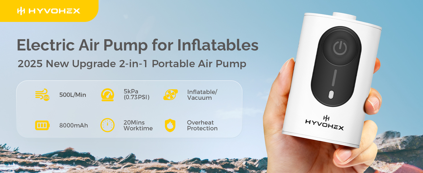 Portable Air Pump for Inflatables