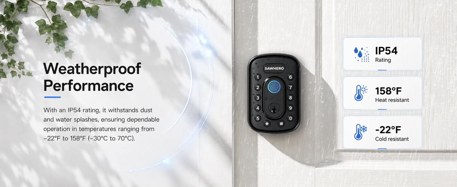 Keyless entry door lock