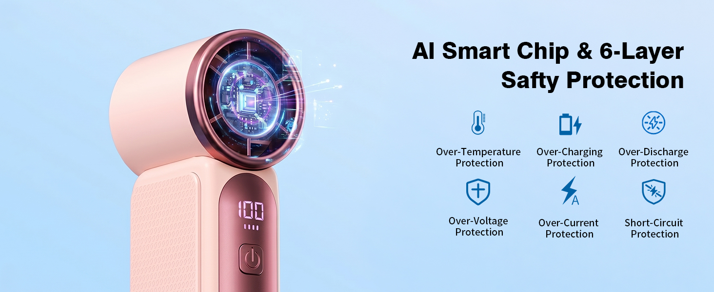 portable fan rechargeable