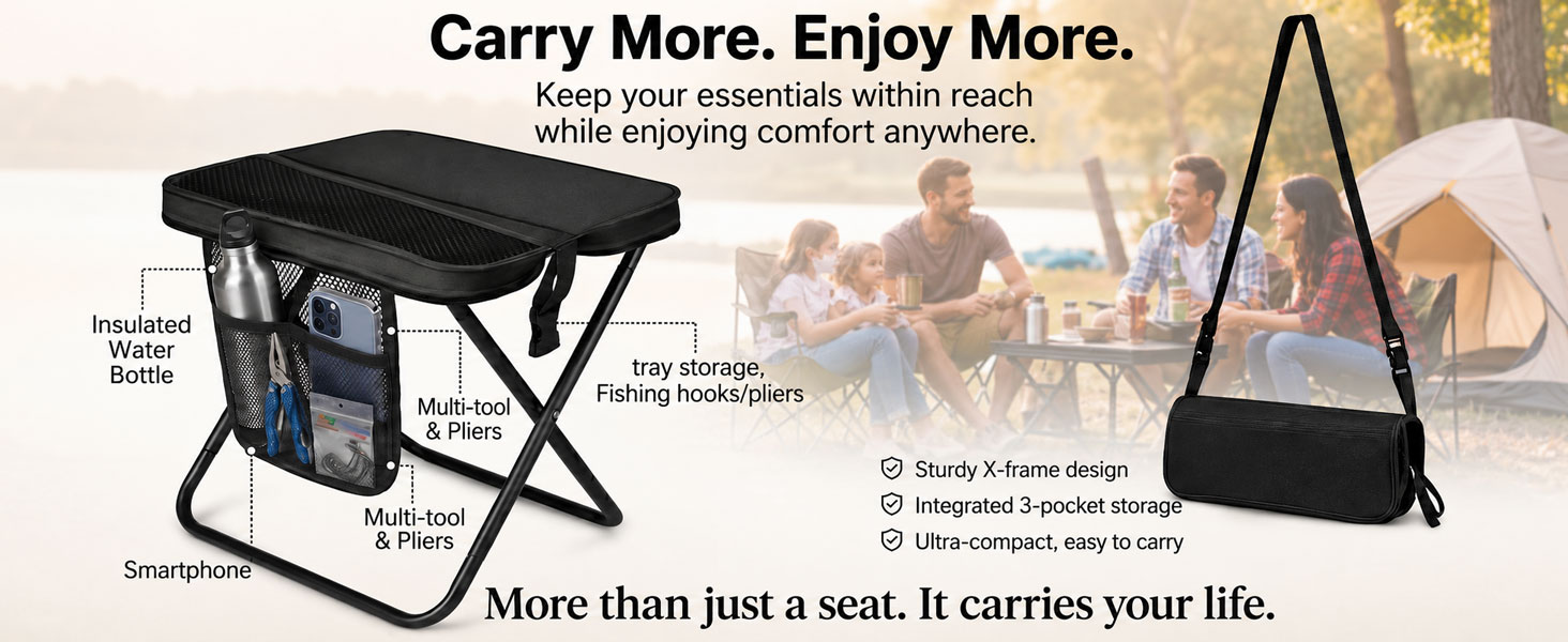 folding portable stool