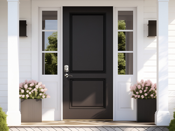 keyless entry door lock deadbolt with handle set