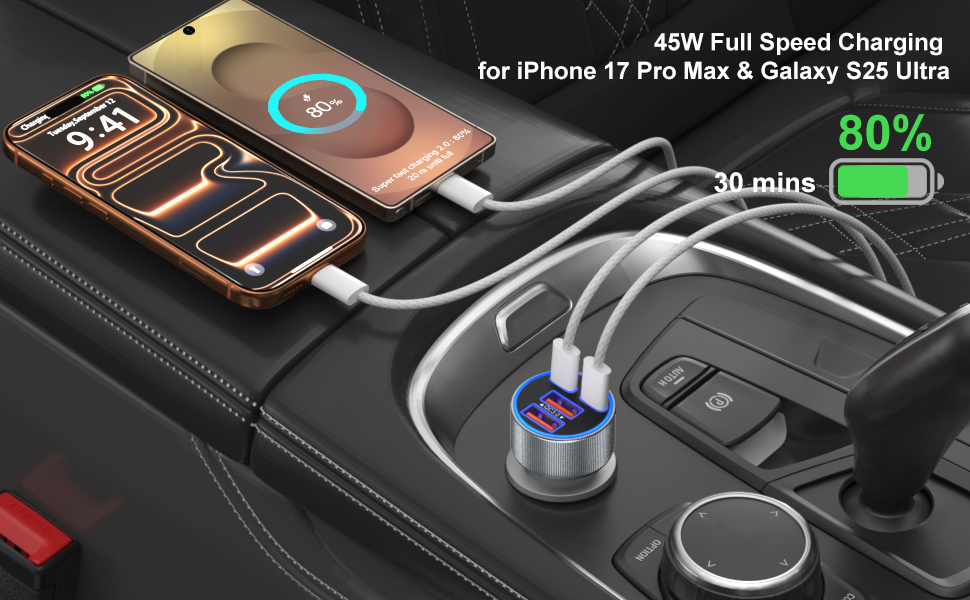 usb c car charger