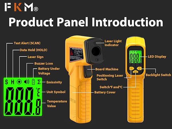 infrared thermometer gun