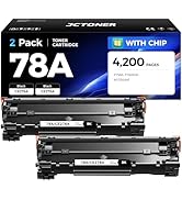 78A Black Toner Cartridge (2-Pack) with chip High Yield Replacement for HP 78A CE278A Toner Cartr...