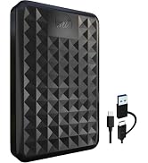 ModusTech Portable External Hard Drive USB 3.0/Type-C – Slim High-Speed HDD for Backup, Storage, ...