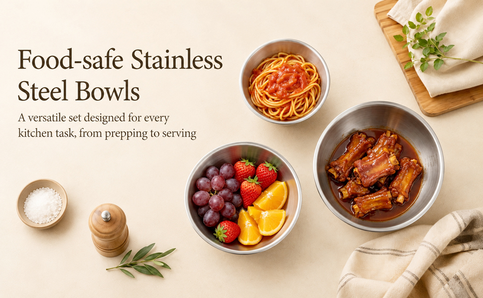 Stainless Steel Mixing Bowls