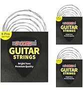 5 Core 3 Packs Guitar strings Steel Acoustic 6 Guitar Strings guitar &amp; bass accessories, Light, G...