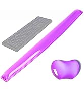Silicone Gel Keyboard Wrist Rest Set Plus - ABRONDA Keyboard &amp; Mouse Wrist Support Pad Office, Co...
