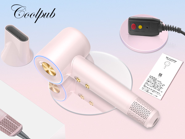 Hair Blow Dryer,High-Speed hairdryer Thermo-Control Hair dryers Fast Drying Women Home Travel Salon